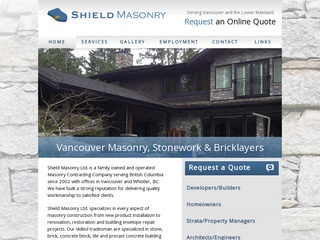 Shield Masonry Ltd. :: Whistler Services :: Construction & Trades