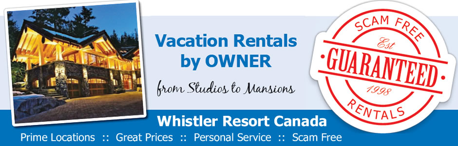Whistler vacation rentals by owner
