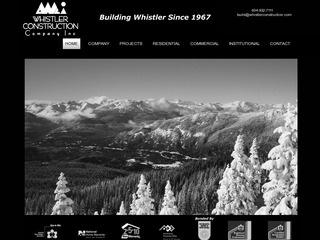 Whistler Construction Company Inc. :: Whistler Services :: Construction & Trades